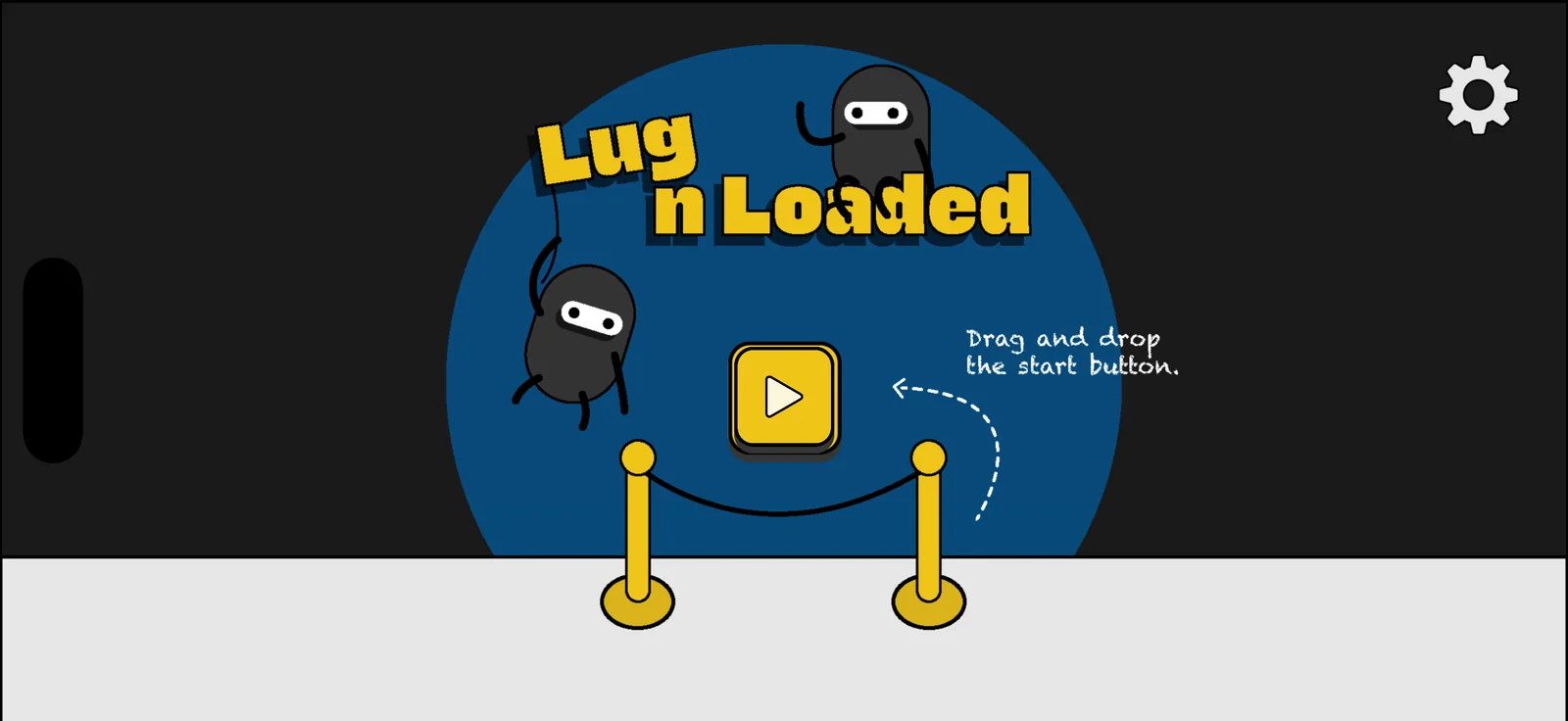 The title screen